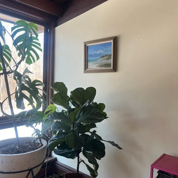 Original Don Ossner Beach Framed Art - Picture 5 of 6